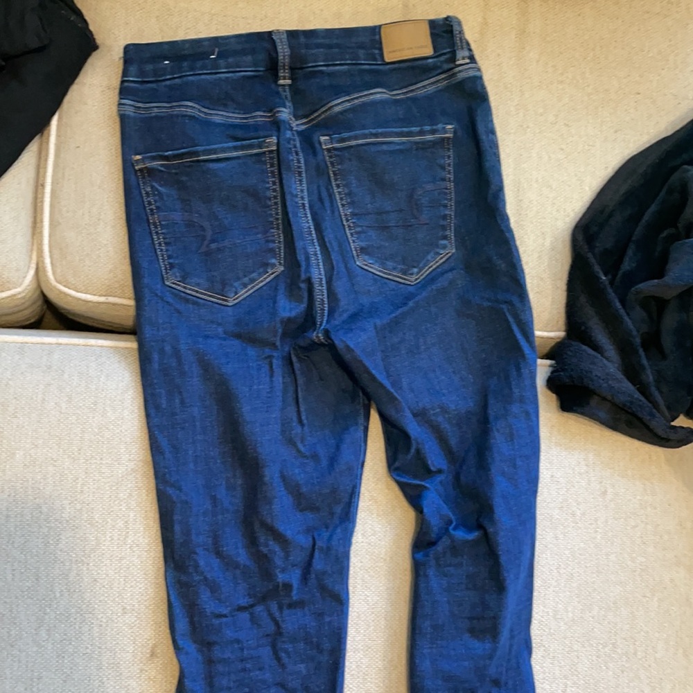 AE dark blue skinny jeans - Picture 5 of 5